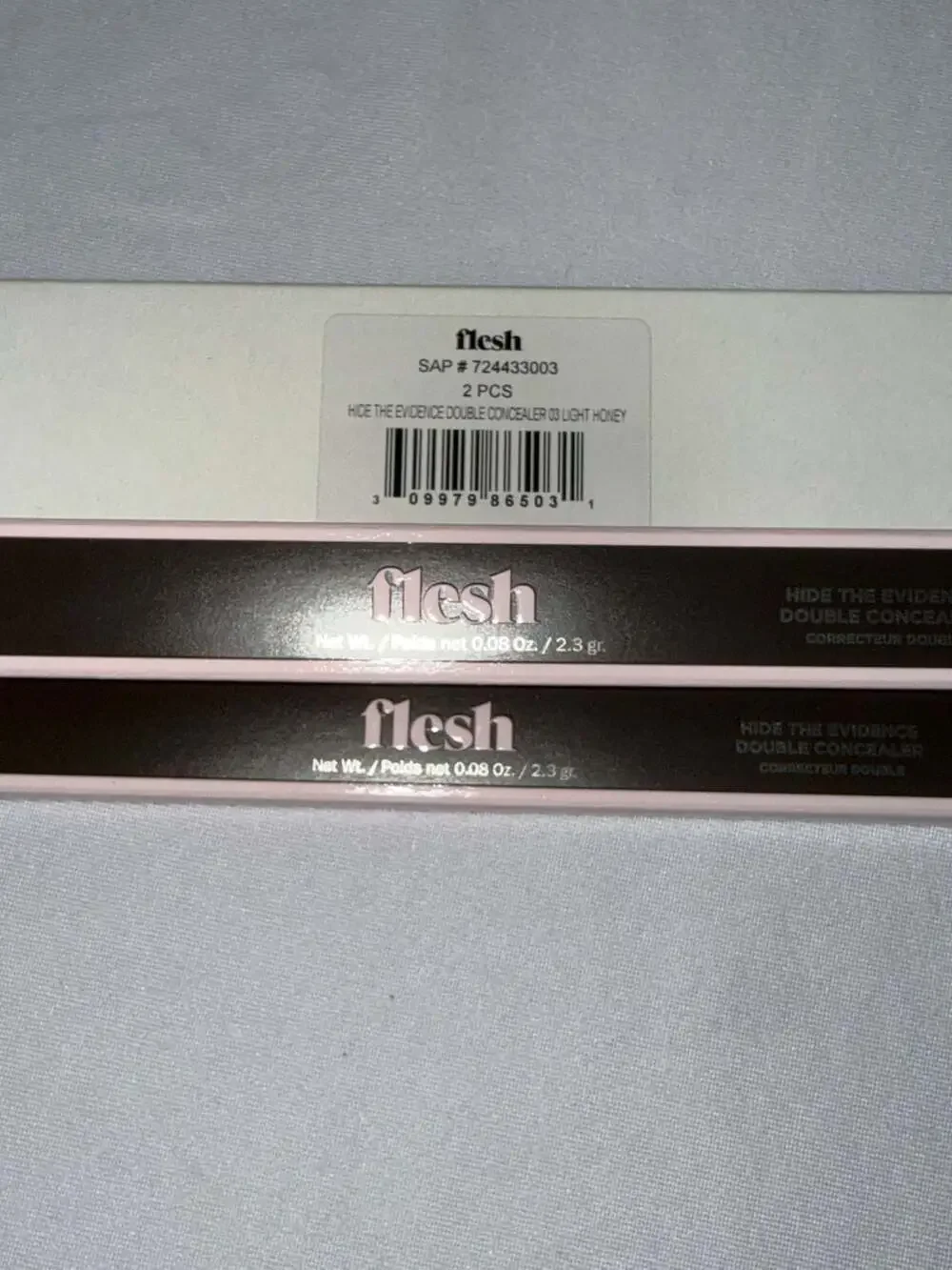Flesh Beauty Hide The Evidence Double Concealer 2-Pack - 03 Light Honey (b13)